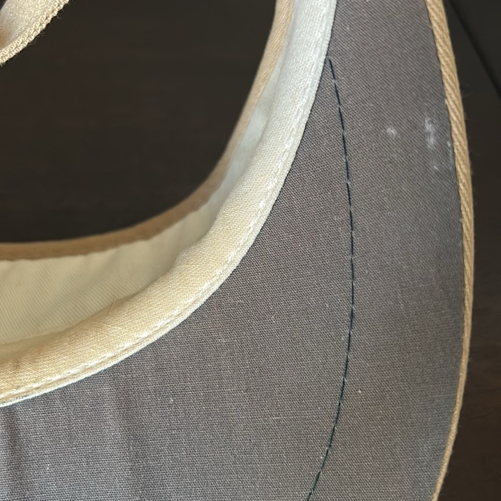 *SOLD*Callaway Classic Canvas Tan Golf Visor Vintage - Picture 6 of 9